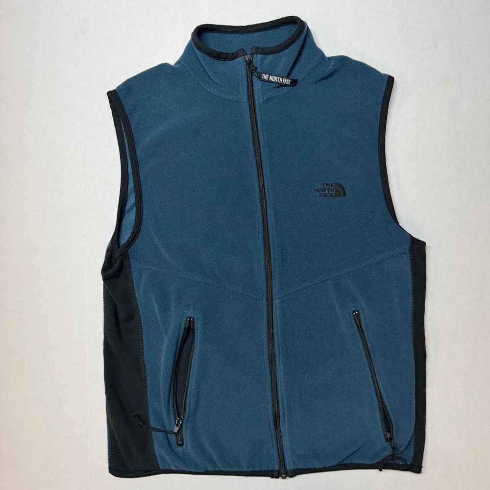 Vintage The North Face Blue Men’s Small Full Zip Fleece Vest